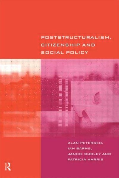 Couverture_Poststructuralism, Citizenship and Social Policy