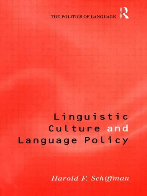 Front cover_Linguistic Culture and Language Policy