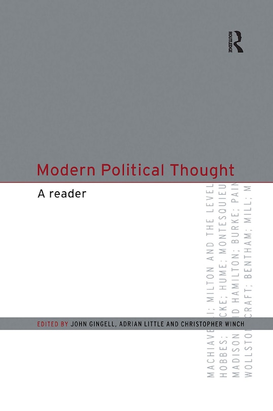 Front cover_Modern Political Thought