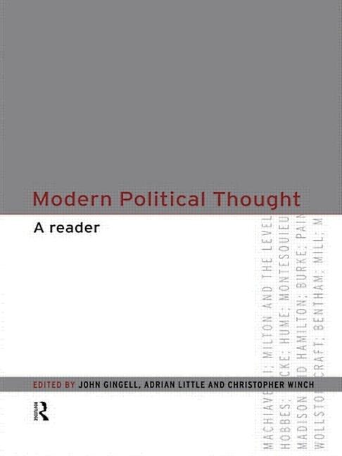 Front cover_Modern Political Thought
