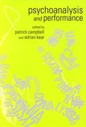 Couverture_Psychoanalysis and Performance
