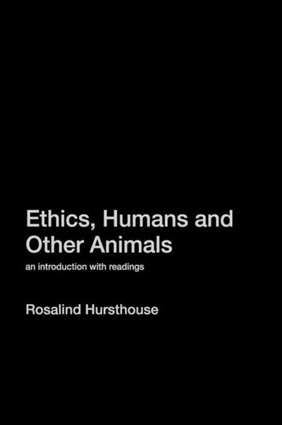 Couverture_Ethics, Humans and Other Animals