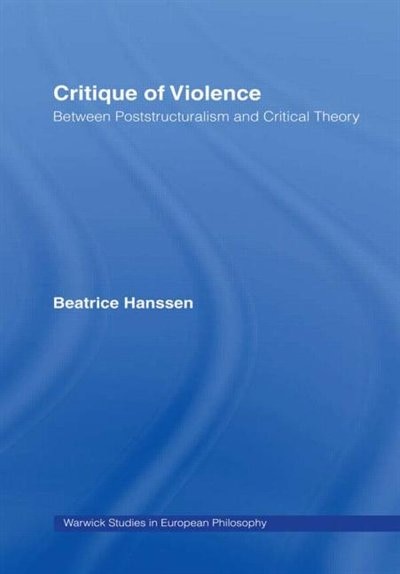 Front cover_Critique of Violence