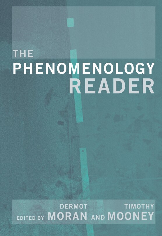 Couverture_The Phenomenology Reader