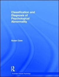 Couverture_Classification and Diagnosis of Psychological Abnormality