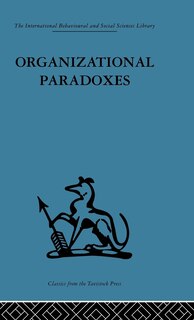 Couverture_Organizational Paradoxes