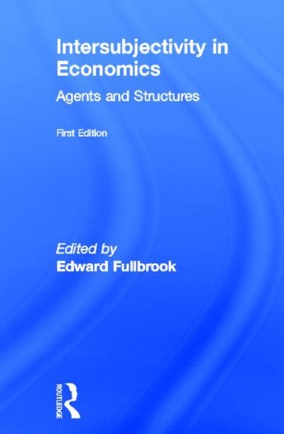 Front cover_Intersubjectivity in Economics
