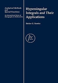 Couverture_Hypersingular Integrals and Their Applications