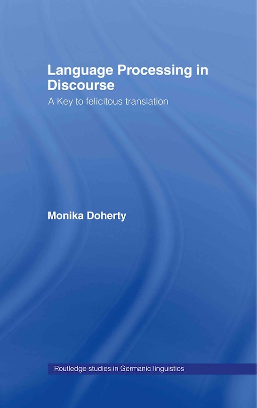 Front cover_Language Processing in Discourse