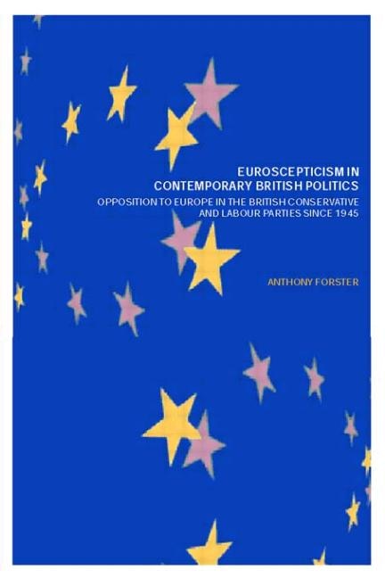 Couverture_Euroscepticism in Contemporary British Politics