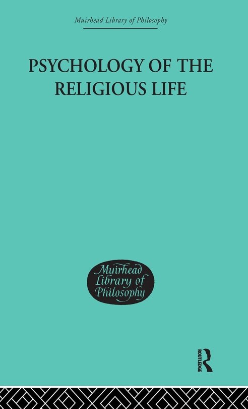 Couverture_Psychology of the Religious Life