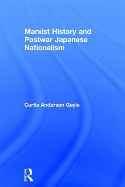 Couverture_Marxist History and Postwar Japanese Nationalism
