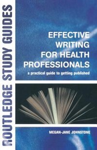 Front cover_Effective Writing for Health Professionals