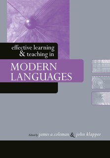 Couverture_Effective Learning and Teaching in Modern Languages