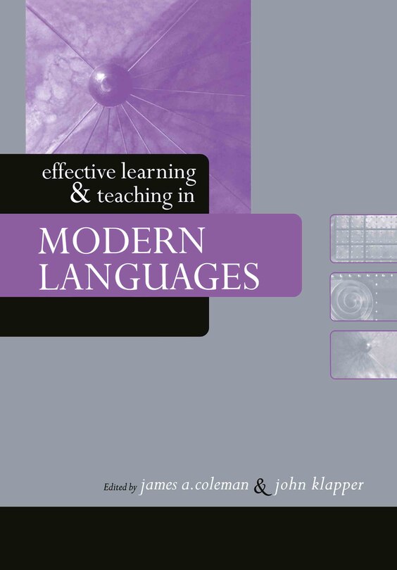 Couverture_Effective Learning and Teaching in Modern Languages