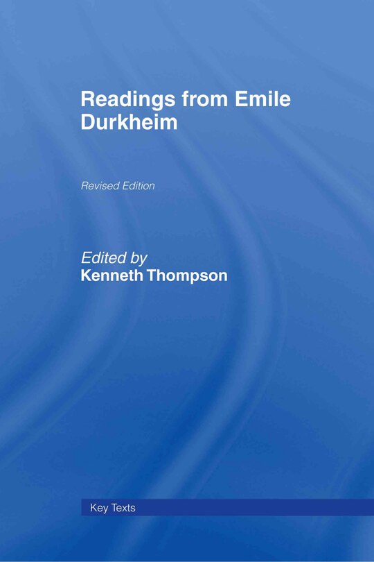 Front cover_Readings from Emile Durkheim