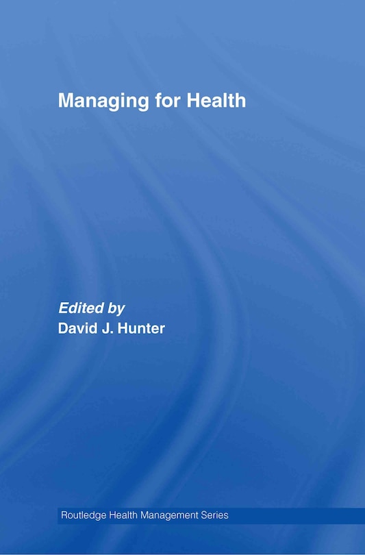 Couverture_Managing for Health