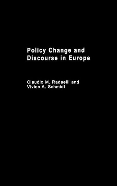 Front cover_Policy Change And Discourse In Europe