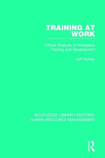 Front cover_Training At Work