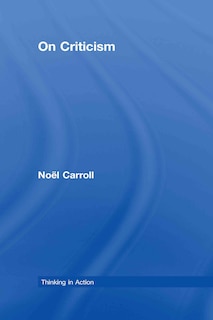 Front cover_On Criticism