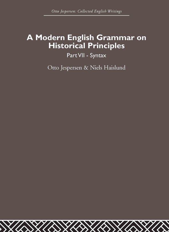 Couverture_A Modern English Grammar on Historical Principles