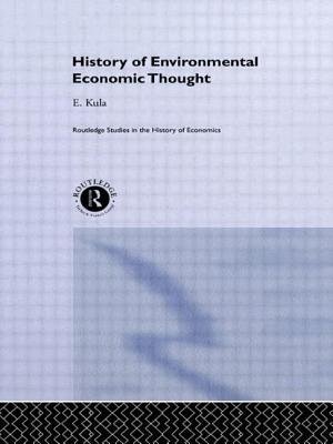Front cover_History Of Environmental Economic Thought