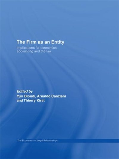 Front cover_Firm as an Entity