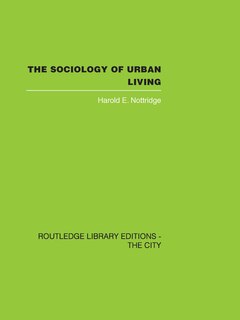 Front cover_The Sociology of Urban Living