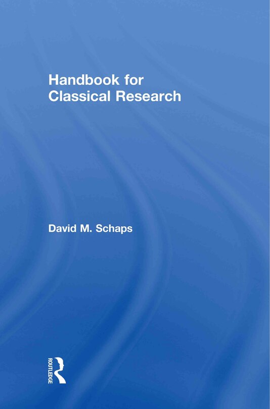 Front cover_Handbook for Classical Research