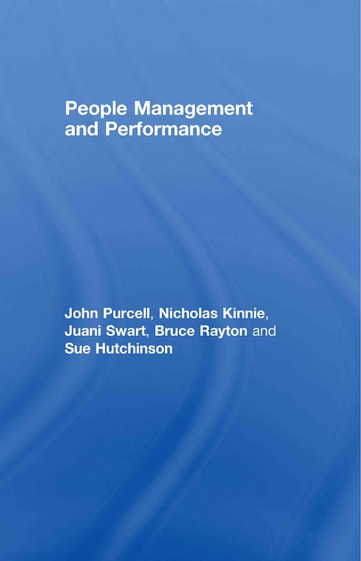 Front cover_People Management And Performance