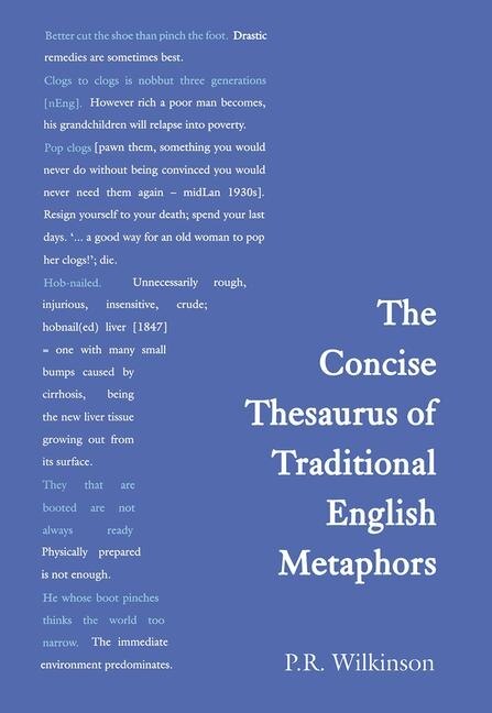 Front cover_Concise Thesaurus of Traditional English Metaphors