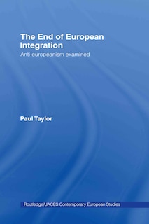 Front cover_The End of European Integration
