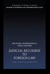 Couverture_Judicial Recourse to Foreign Law