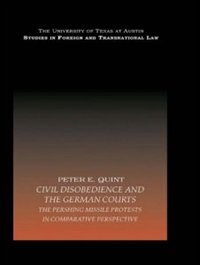 Couverture_Civil Disobedience and the German Courts