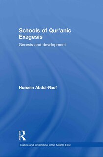 Front cover_Schools Of Qur'anic Exegesis