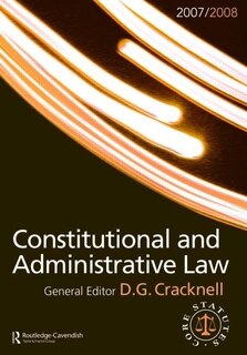 Couverture_Constitutional and Administrative Law 2007-2008