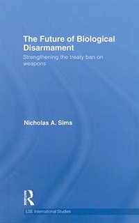 Front cover_The Future of Biological Disarmament