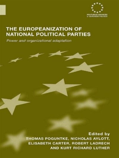 Front cover_The Europeanization of National Political Parties