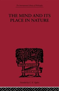 Front cover_The Mind and its Place in Nature