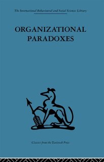 Couverture_Organizational Paradoxes