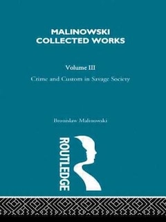 Front cover_Crime And Custom In Savage Society