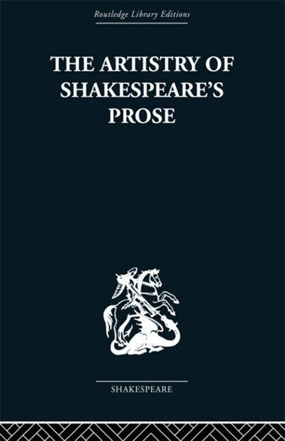 Couverture_The Artistry of Shakespeare's Prose