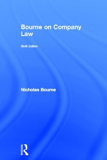 Couverture_Bourne On Company Law