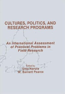 Couverture_Cultures, Politics, And Research Programs