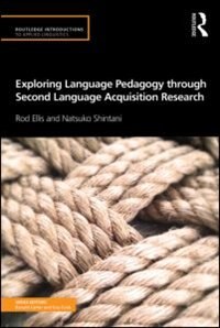 Front cover_Exploring Language Pedagogy Through Second Language Acquisition Research
