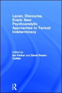 Front cover_Lacan, Discourse, Event
