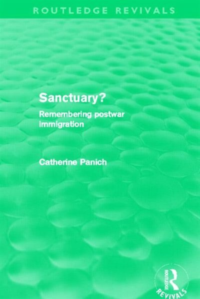 Front cover_Sanctuary? (routledge Revivals)
