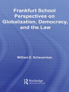 Front cover_Frankfurt School Perspectives on Globalization, Democracy, and the Law