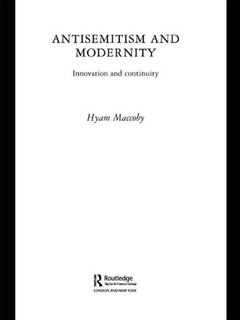 Front cover_Antisemitism and Modernity