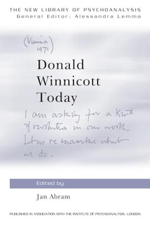 Front cover_Donald Winnicott Today